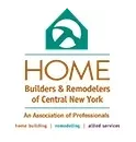 A logo badge for the Home Builders & Remodelers of Central New York.